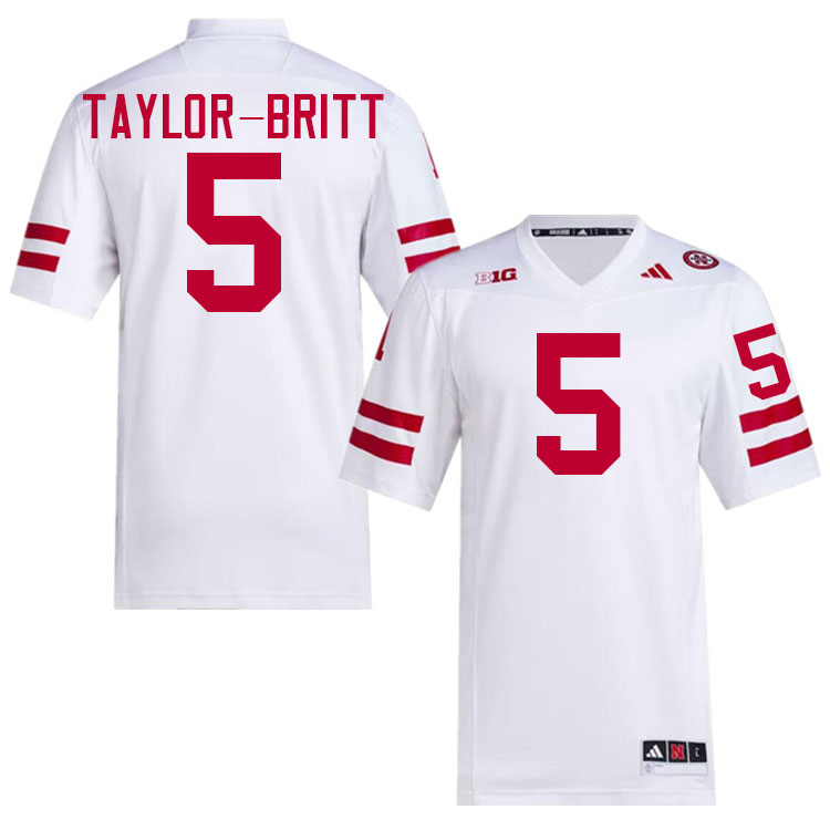 Cam Taylor-Britt Nebraska Jersey,Nebraska Cornhuskers Football Uniforms,Jersey-White